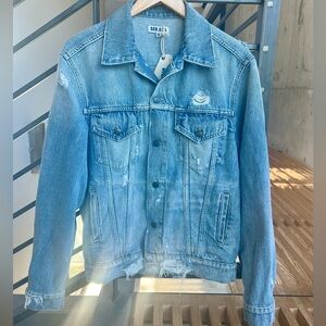 Eliza distressed denim jacket